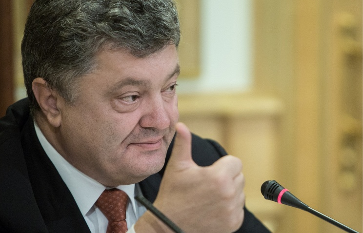Poroschenko verlangt vom Westen nicht nur Reden, sondern Maßnahmen