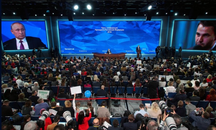 Putin auf der großen jährlichen Pressekonferenz des russischen Präsidenten: „Wir brauchen einen Durchbruch“