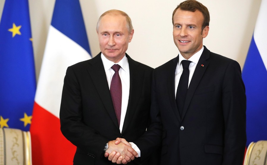 Putin und Macron besprechen Situation in Syrien und der Ukraine Putin und Macron besprechen Situation in Syrien und der Ukraine