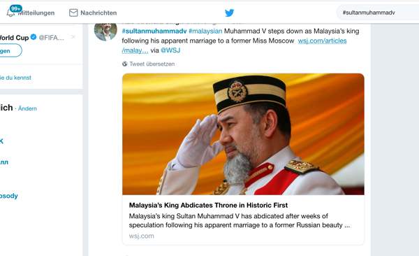 Klatsch und Tratsch – Die Ex-Schönheit und der Ex-König Klatsch und Tratsch – Die Ex-Schönheit und der Ex-König