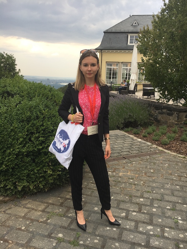 Julia auf dem Petersberg