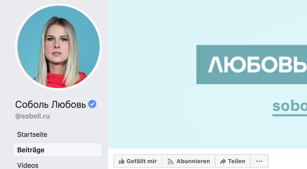 Lyubov Sobol beendete Hungerstreik