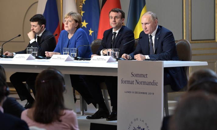 Normandie-Gipfel – Pressekonferenz