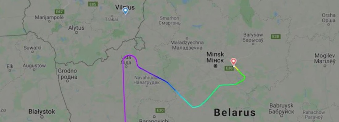 „Staatliche Piraterie“ – Lukaschenko lässt Flugzeug über Belarus abfangen