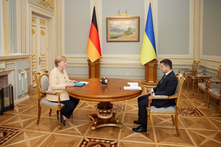 Merkel bei Selenski in Kiew