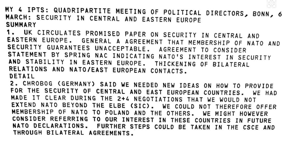 Dokument von 1991 gefunden: „Wir können Polen und anderen keine Nato-Mitgliedschaft anbieten“ [mit Video]