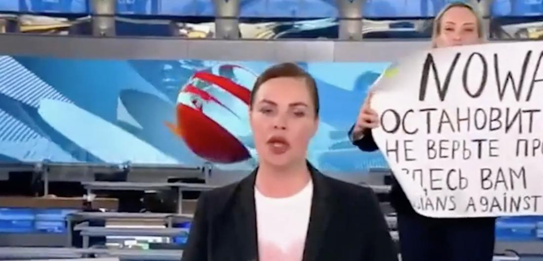 Marina Owsjannikowas Aktion: „Fünf Sekunden Wahrheit“