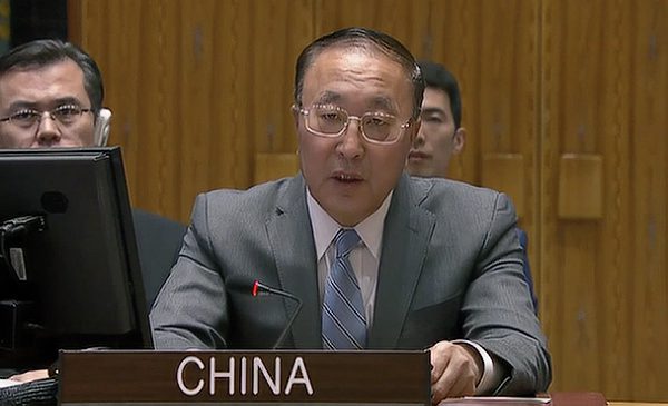 Chinas Ständiger Vertreter bei den Vereinten Nationen ruft zu Verhandlungen auf
