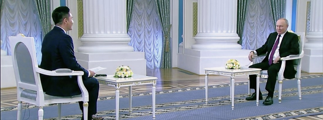 Putin im Interview mit China Media Corporation