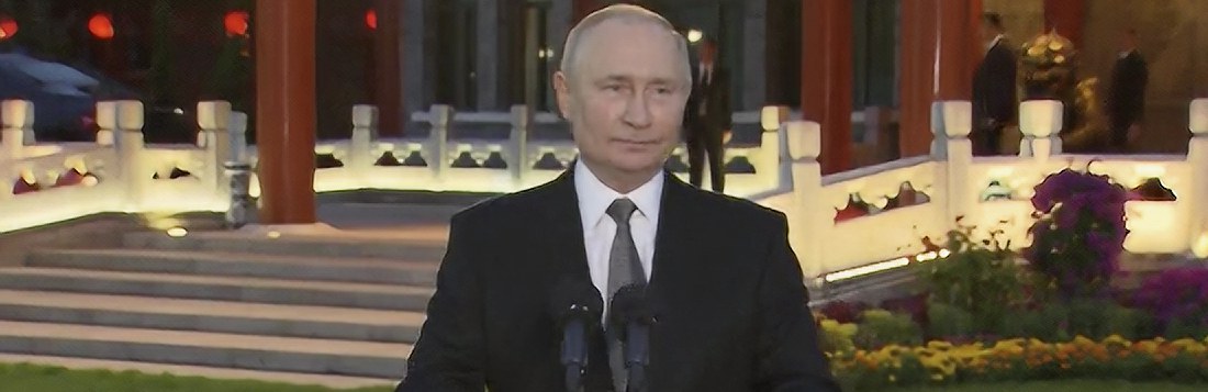 Pressekonferenz mit Wladimir Putin zu den Ergebnissen seines China-Besuchs