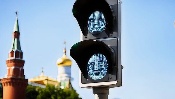 Ampel mit Gesichtserkennungssystem in Moskau getestet