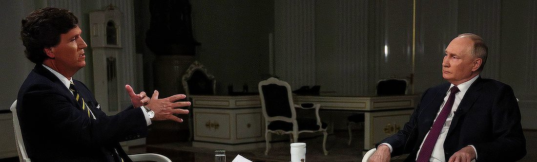 „Riesige Dummheit“: Tucker Carlson kritisiert Putin für Äußerung über „Nazis“ in der Ukraine „Riesige Dummheit“: Tucker Carlson kritisiert Putin für Äußerung über „Nazis“ in der Ukraine