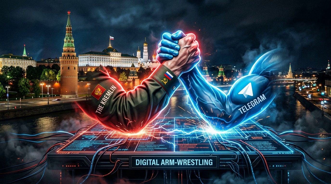 Kreml und Telegram setzen ihr digitales Armdrücken fort